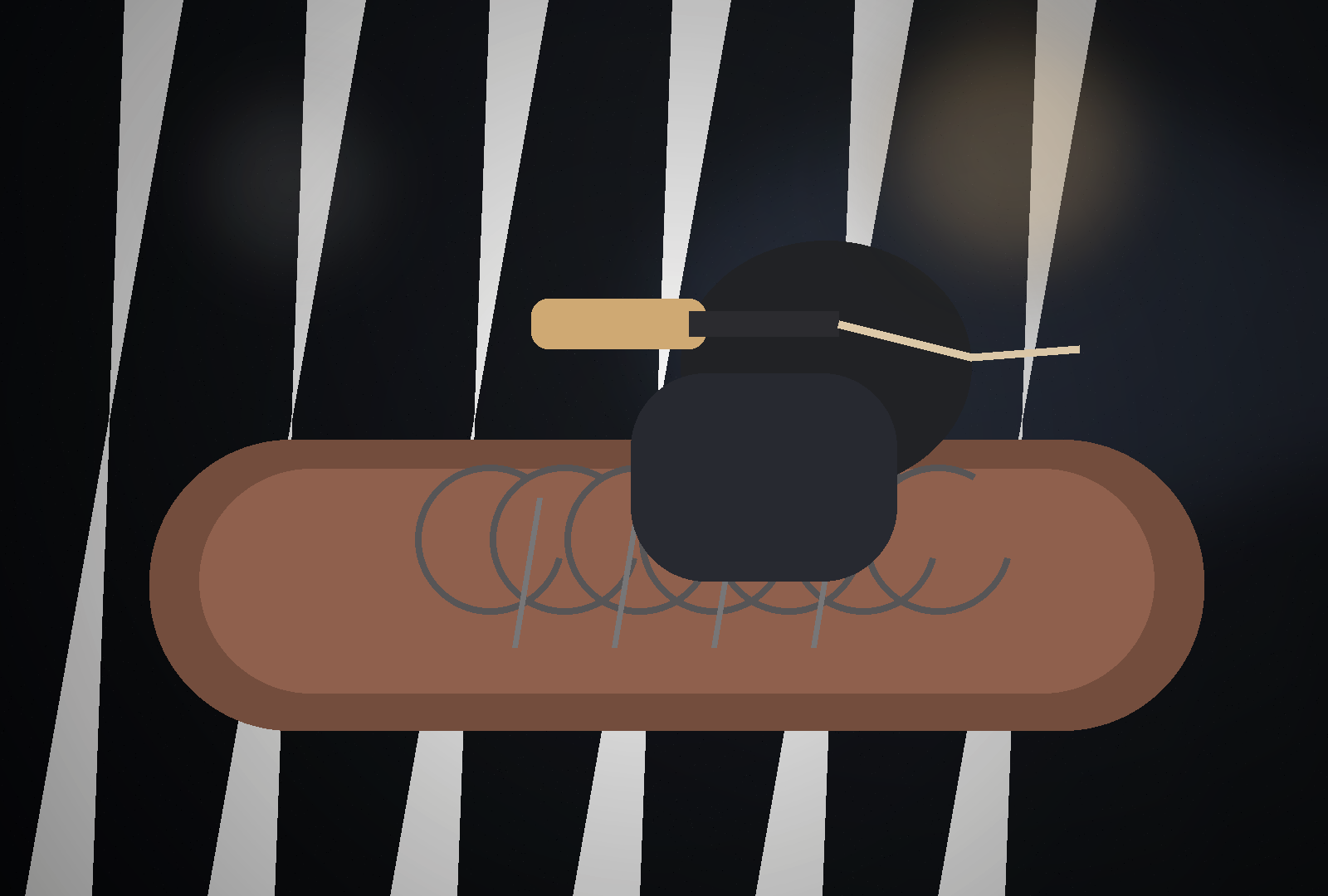 Blackwork tattoo detail