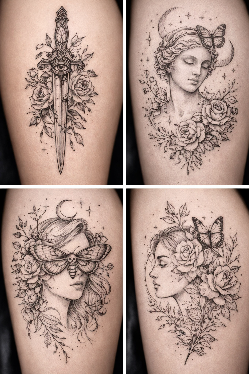 Tattoo gallery fine line detail